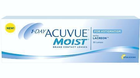 J&J Acuvue Moist for Astigmatism 30 ημερήσιοι φακοί επαφής